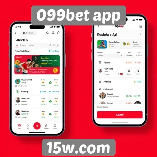 Interface do 099bet app é amigável e intuitiva