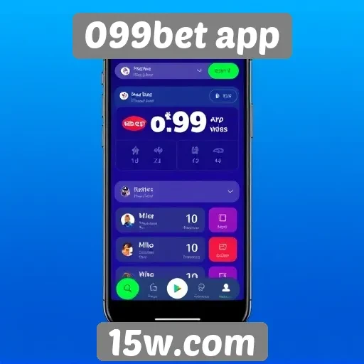 Análise da interface do 099bet app